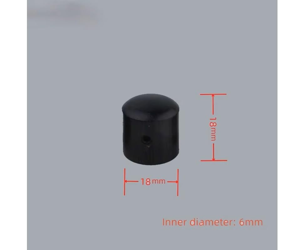 Guyker Red Sandalwood Potentiometer Control Knobs Dia. 6mm (0.24'') Shaft Pots - Rotary Volume Tone Knob Replacement Part for El